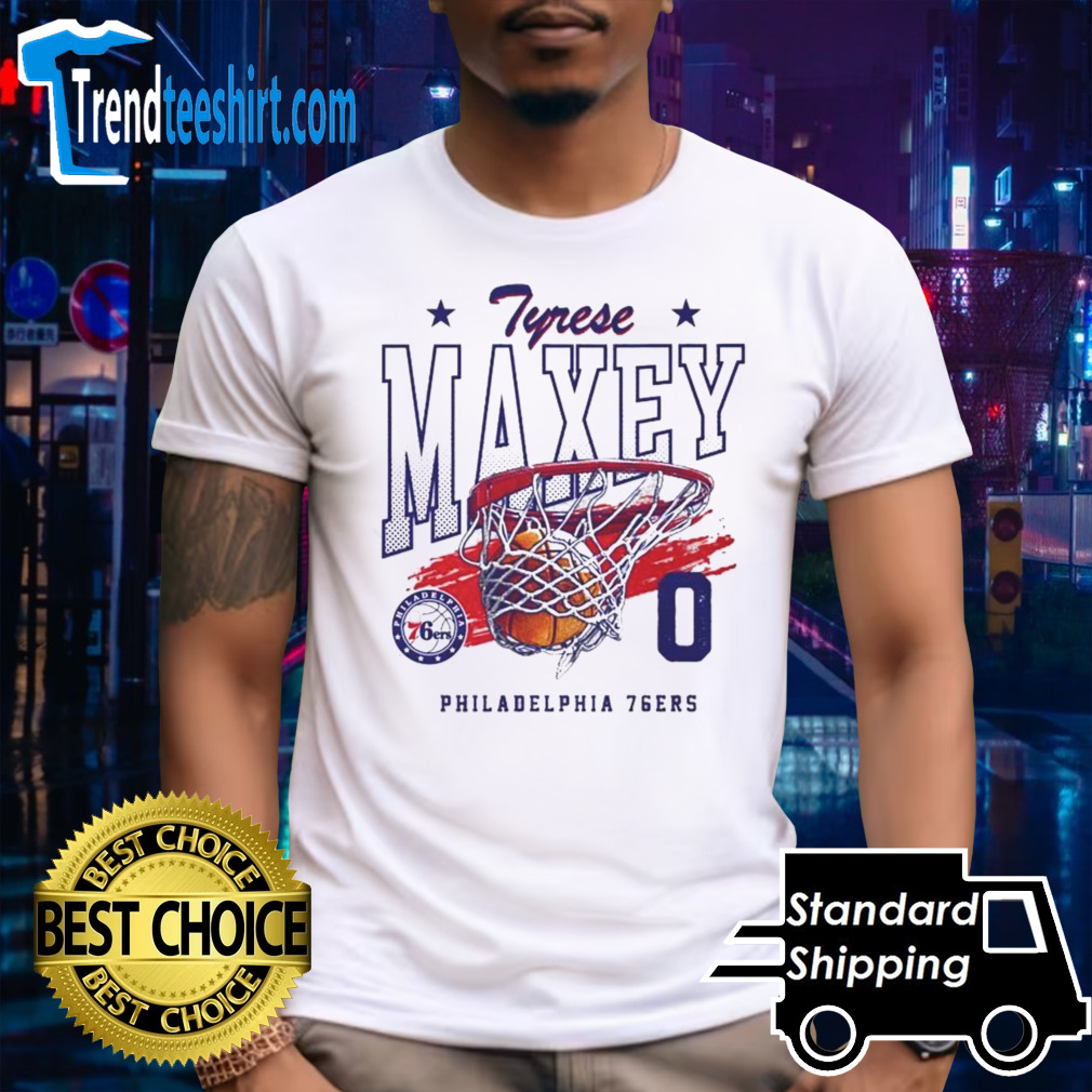 Tyrese Maxey Philadelphia 76ers Swish Shirt