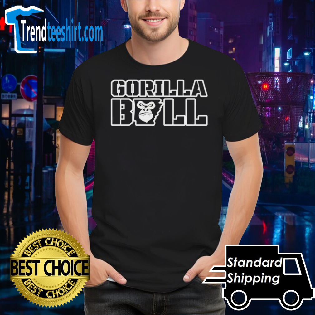 Arkansas Gorilla Monkey Gorrilla Ball shirt
