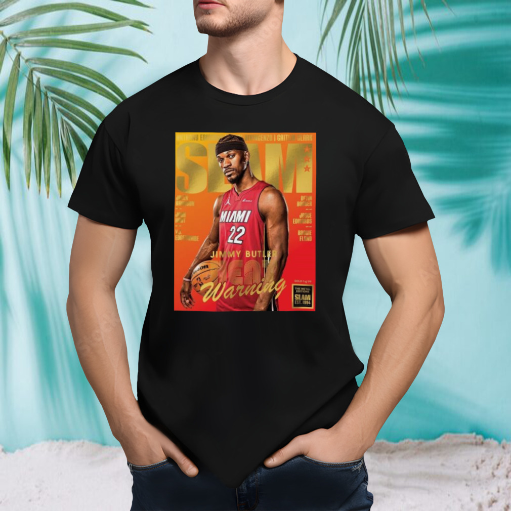 SLAM Jimmy Butler Miami Heat Warning Shirt
