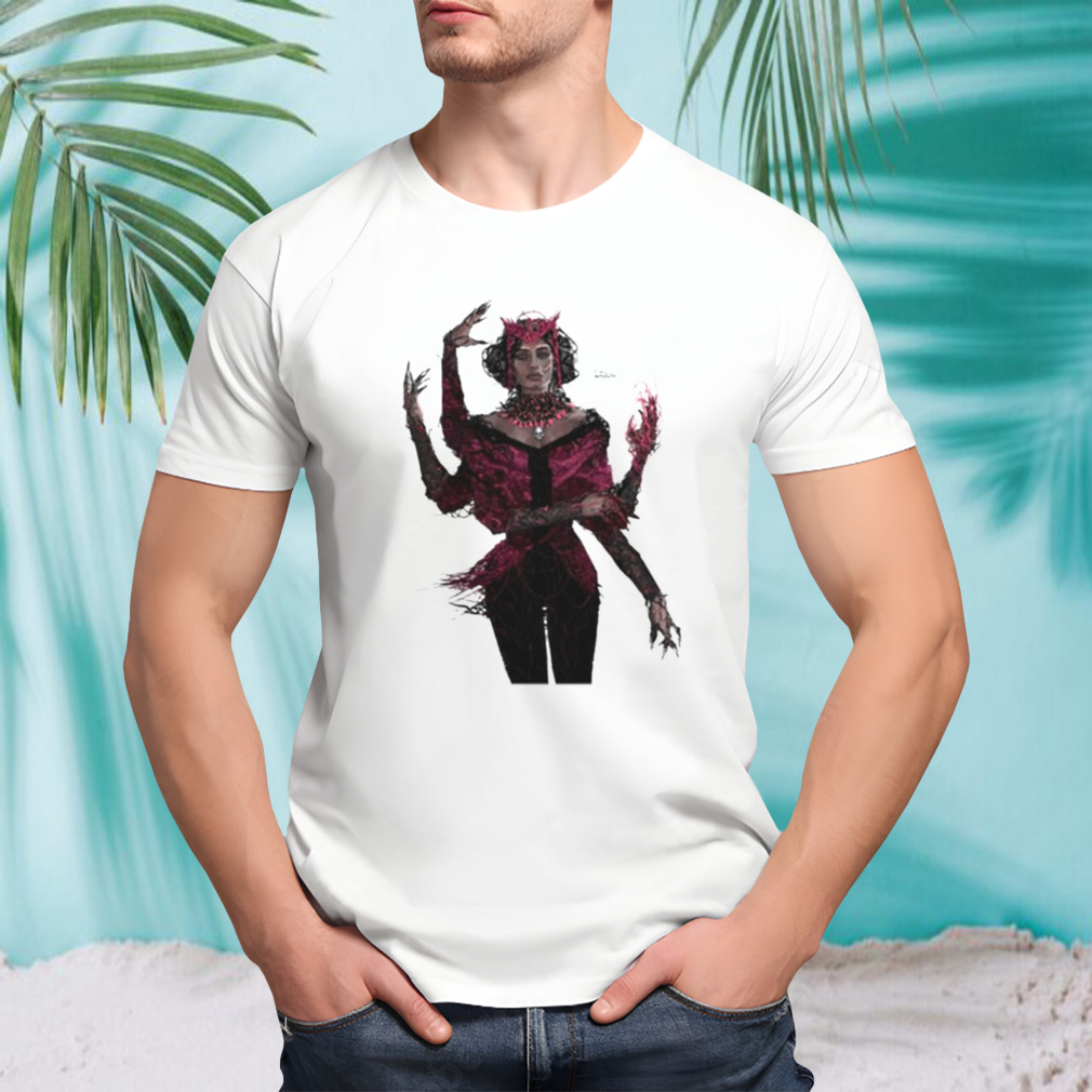 The Scarlet Witch Raza T-shirt