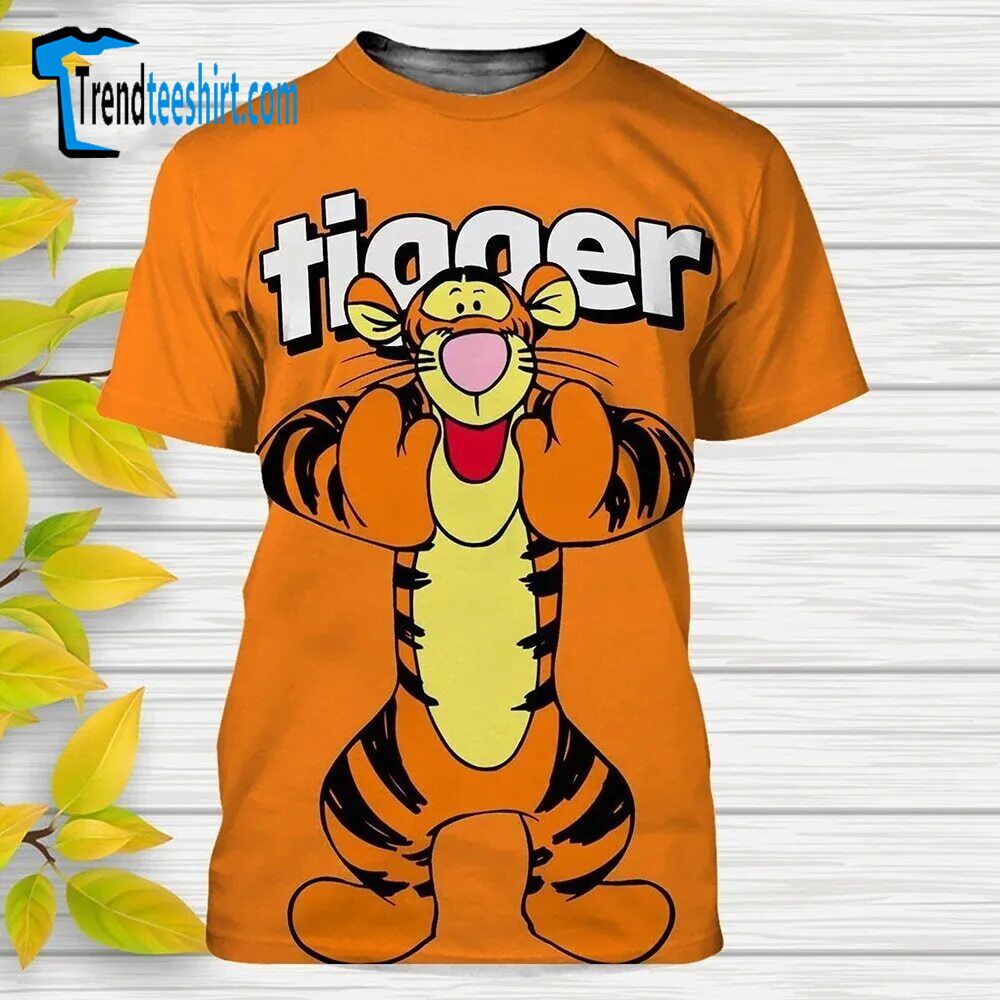 Never Too Old For Tigger Father's Day Mother's Day Birthday Tshirt 3d Printed