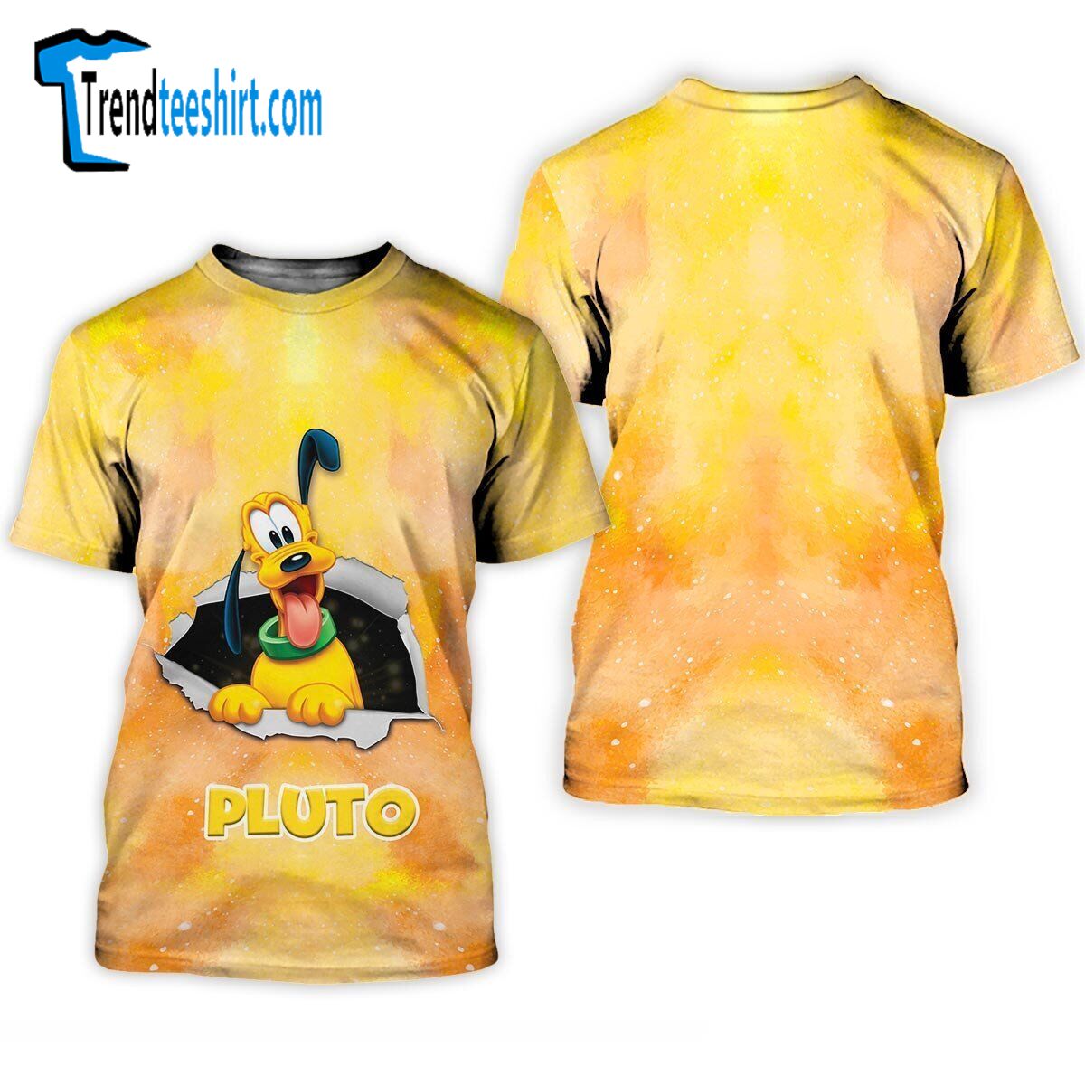 Pluto Cracking Galaxy Pattern Mother's Day Birthday Tshirt 3d Printed