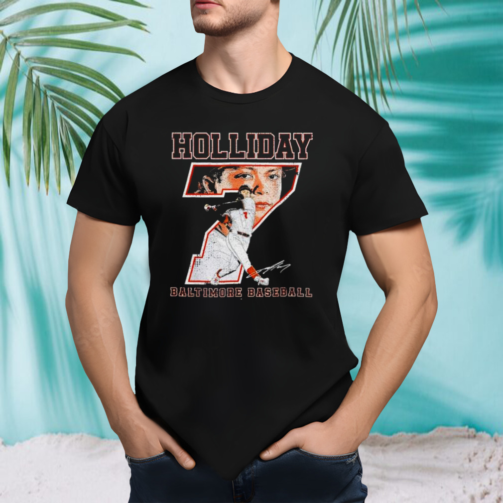 Jackson Holliday number 7 Baltimore Orioles signature shirt