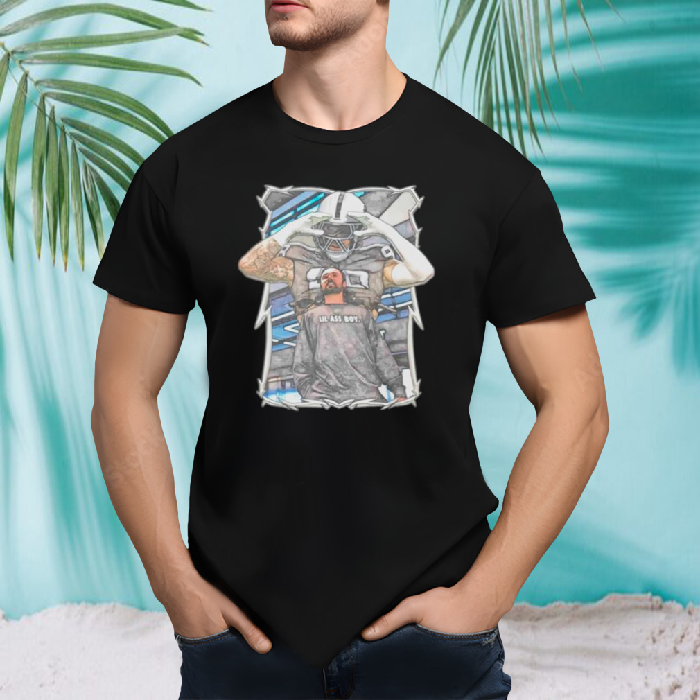 Las Vegas Raiders Maxx Crosby Wearing lil ass boy shirt