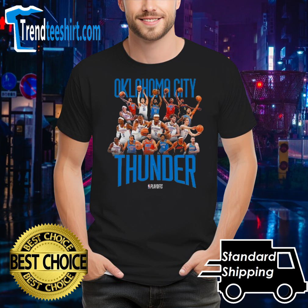 Okc Thunder Basketball Team 2024 T-shirt