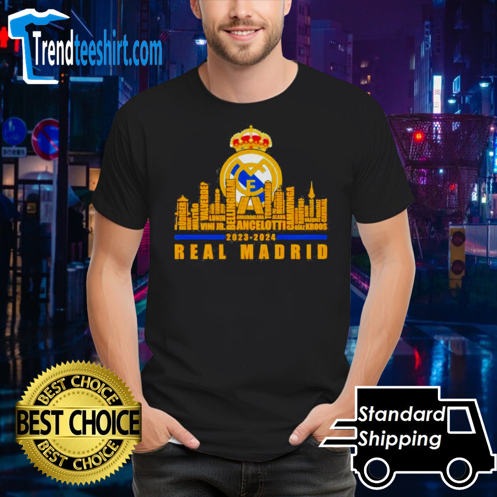 Real madrid Football fan 2024 city horizon Shirt