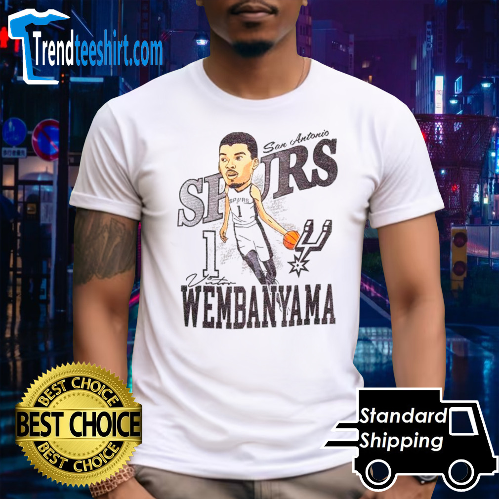 San Antonio Spurs Victor Wembanyama Caricature shirt