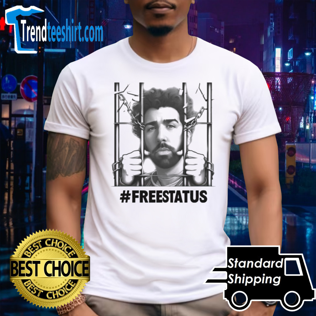 Free Status hashtag shirt