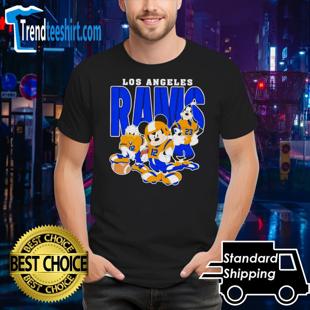 Los Angeles Rams Mickey Donald Duck And Goofy Football Team 2024 Shirt