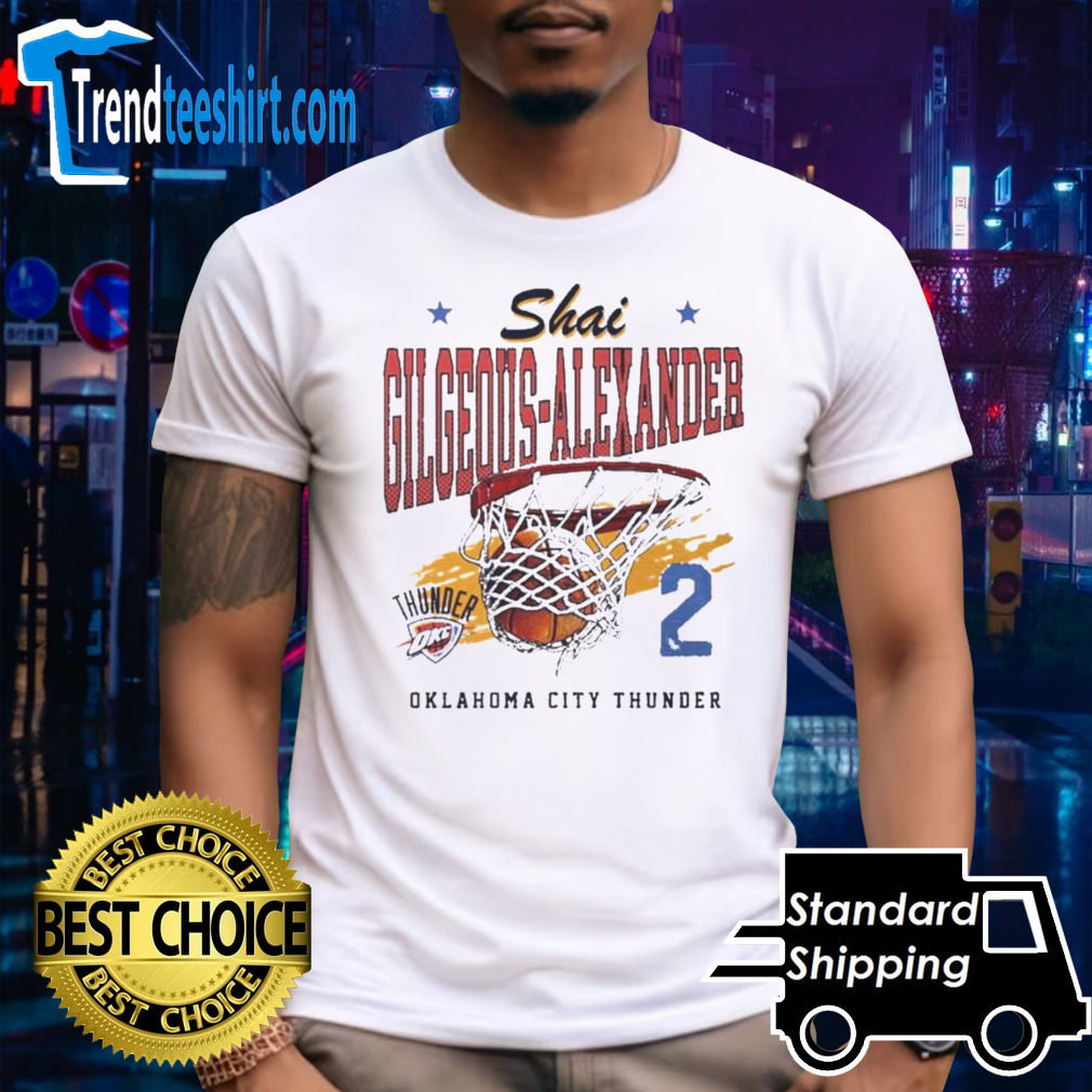 Shai Gilgeous-Alexander Oklahoma City Thunder Thunder Swish shirt