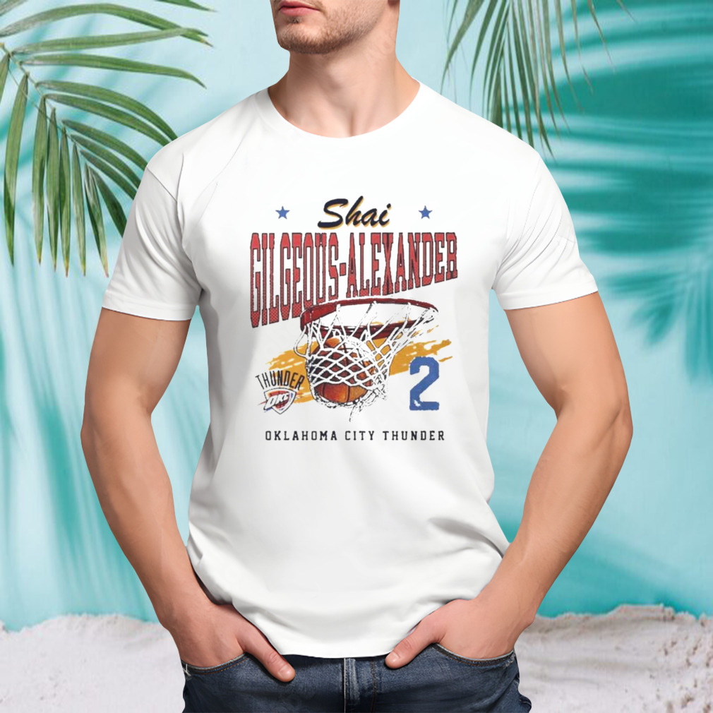 Shai Gilgeous-Alexander Oklahoma City Thunder Thunder Swish shirt