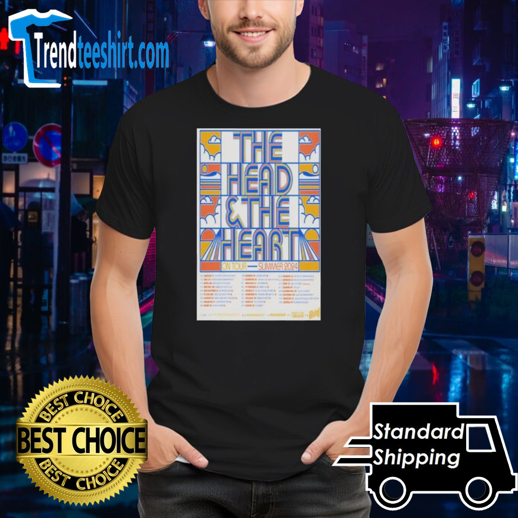 Poster The Head and The Heart Show Summer 2024 Poster Shirt