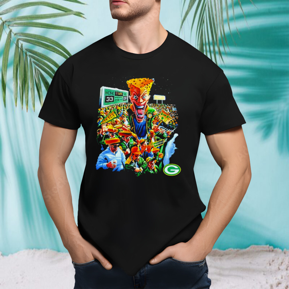 Vintage Green Bay Packers caricature shirt