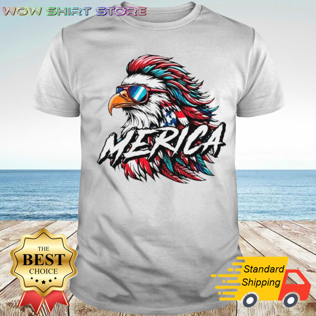 Merica mullet eagle shirt