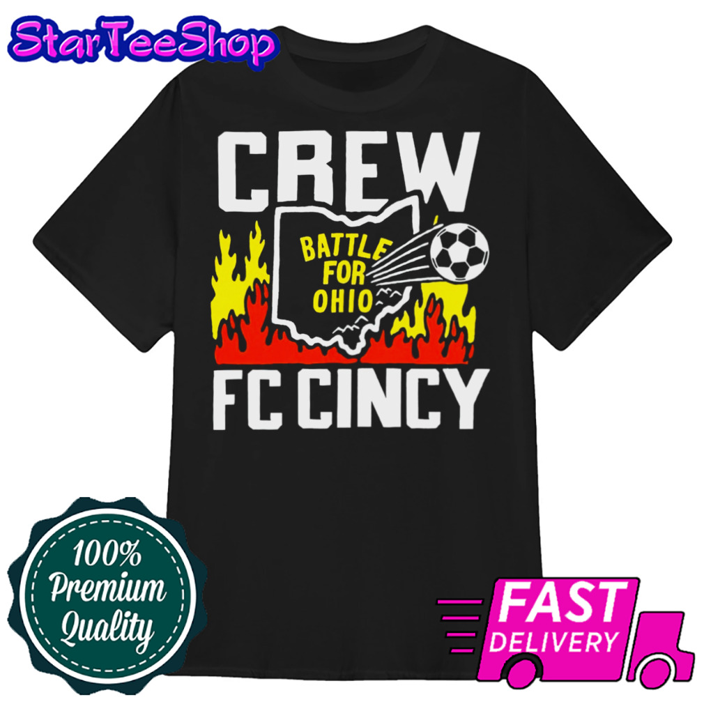 Battle for Ohio crew and FC Cincy shirt