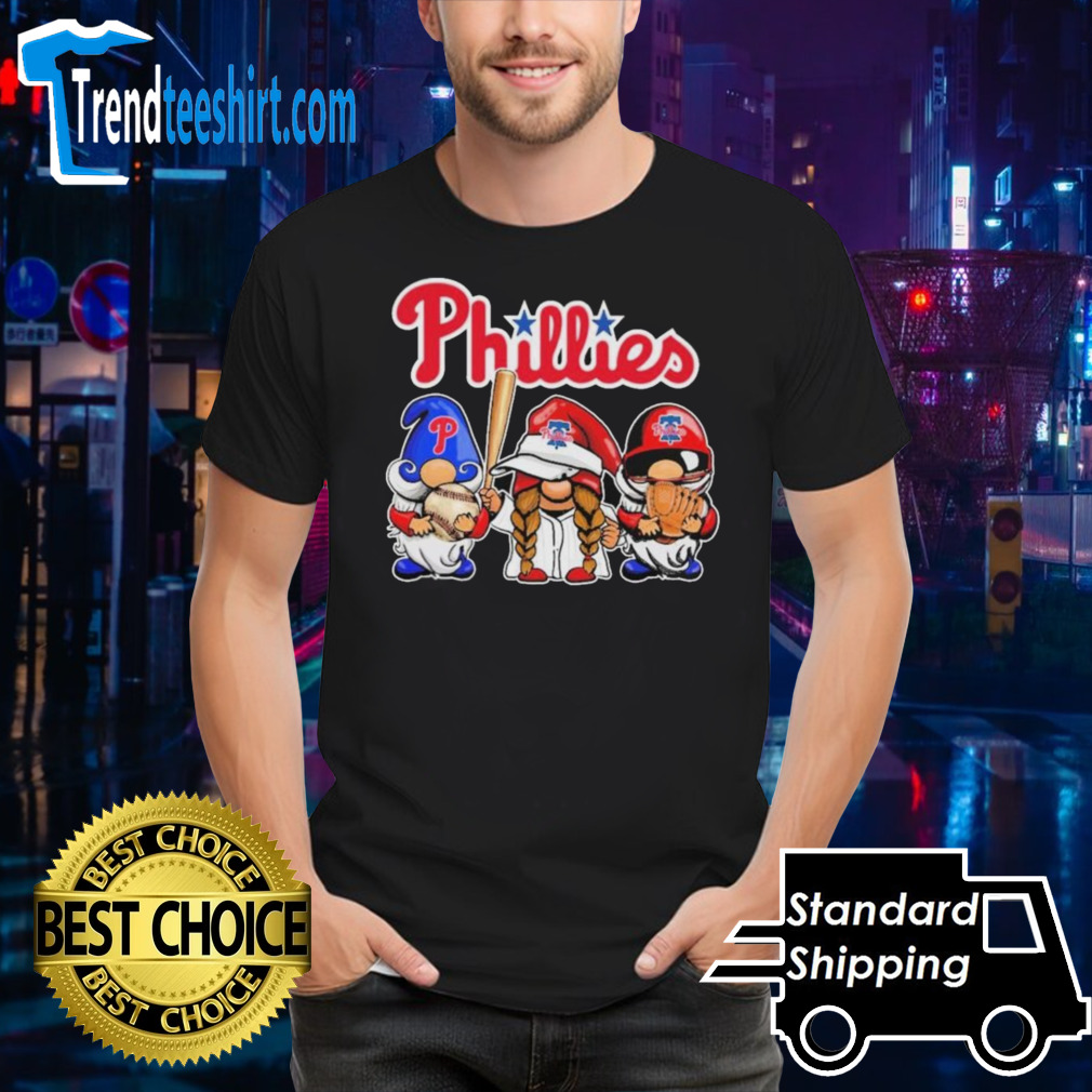 Gnome Philadelphia Phillies Baseball Shirt