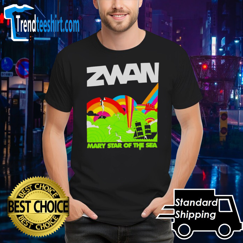 Zwan mary star of the sea shirt