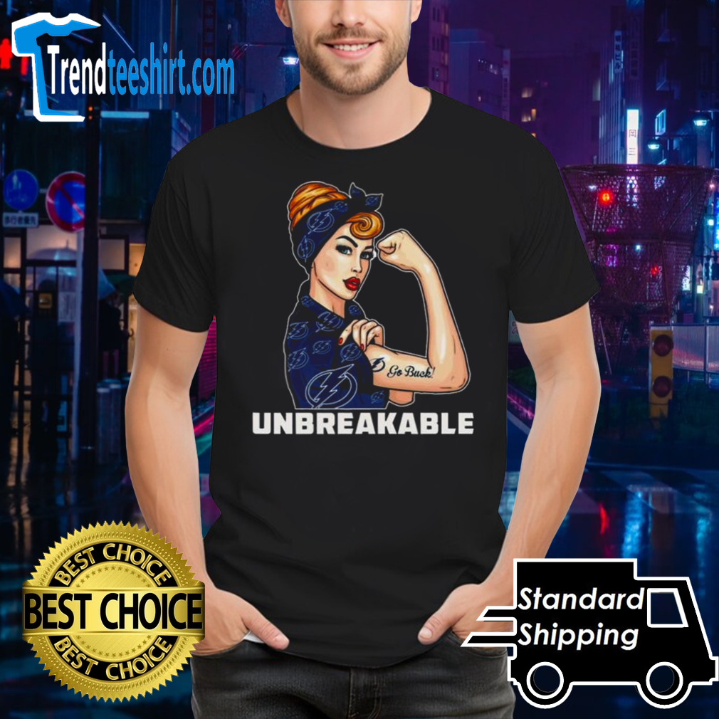 Beautiful Girl Unbreakable Go Tampa Bay Lightning Shirt