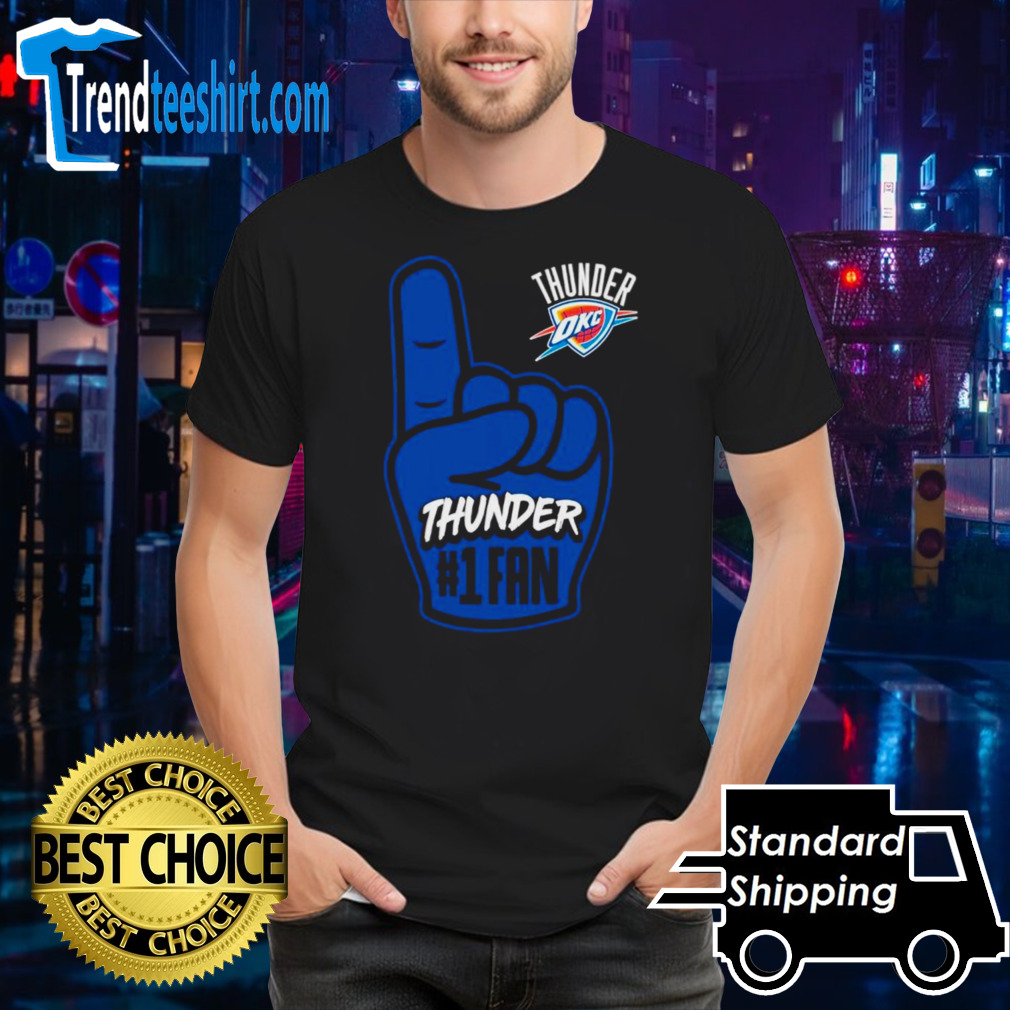 Okahoma City Thunder Basketball Hand shirt