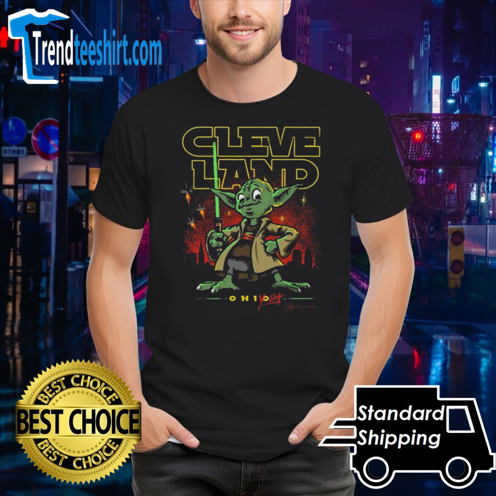 Team Cleveland Yoda Forces Aligned T-shirt