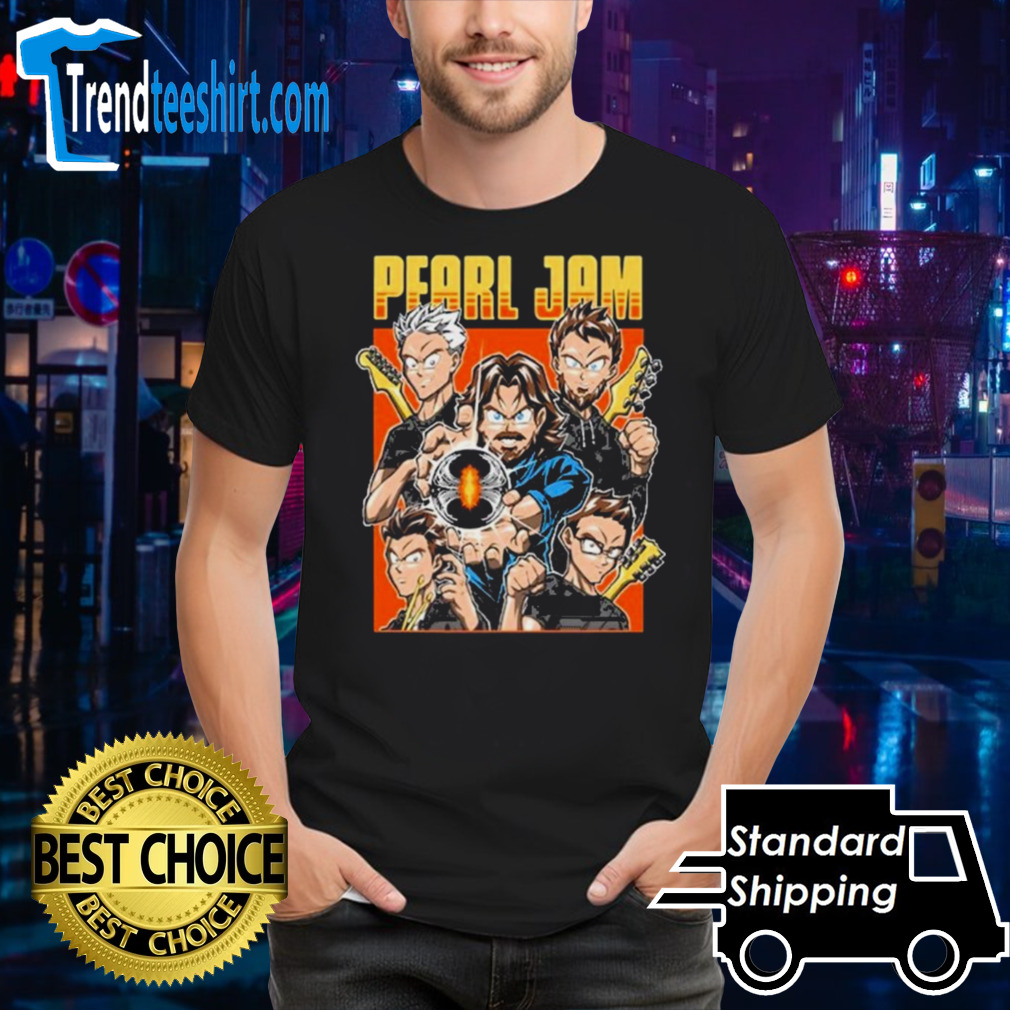 2024 Pearl Jam Dark Matter Anime Shirt
