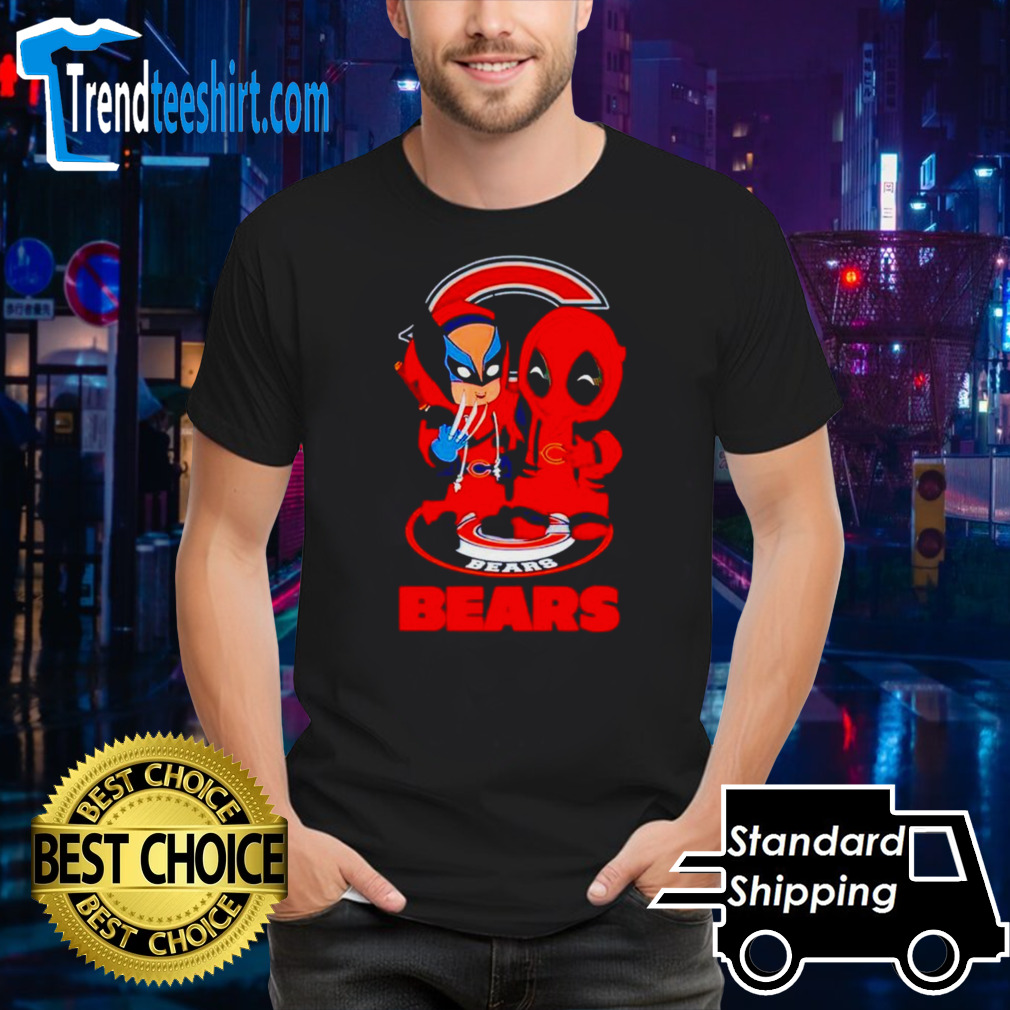 Chicago Bears Marvel Wolverine and Deadpool True Friends shirt