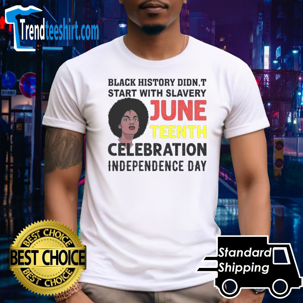 Juneteenth Celebration Independence Day Graphic shirt
