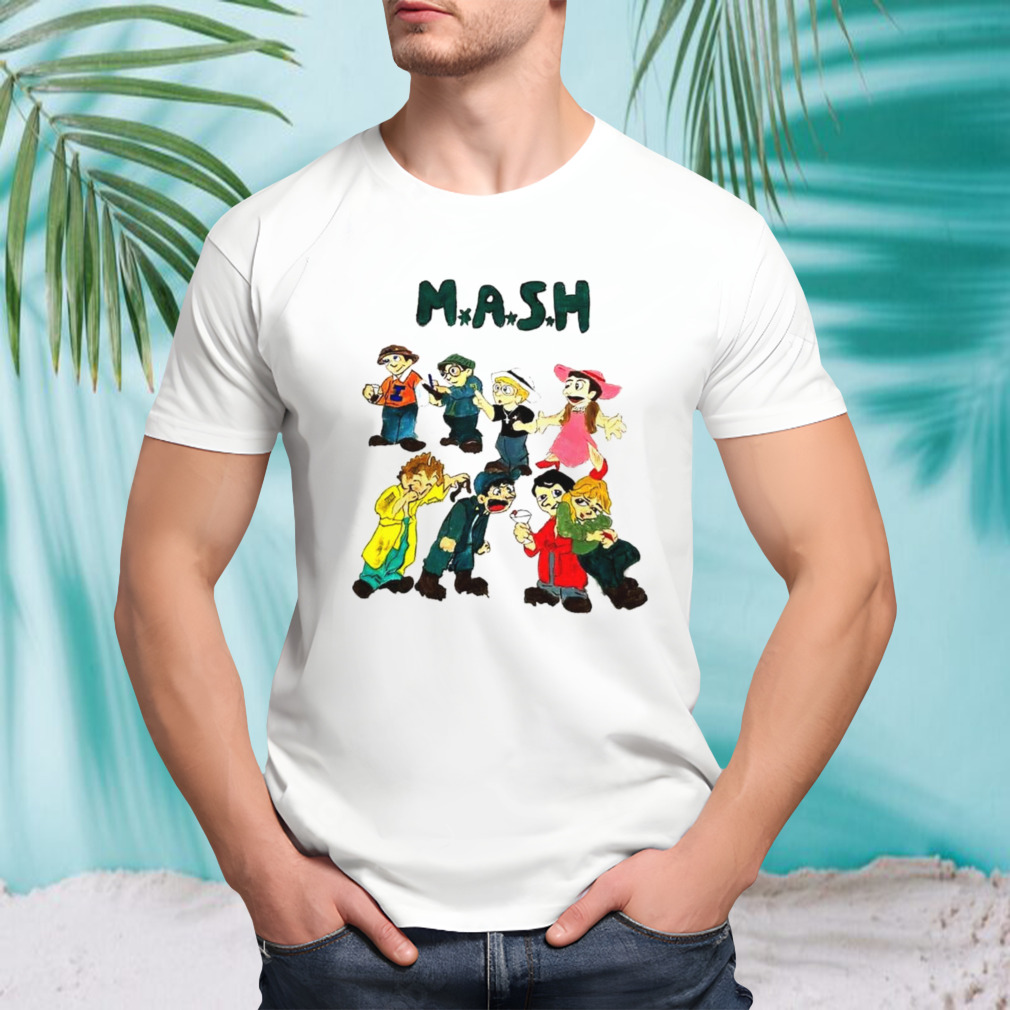 Mash chibi cartoon shirt