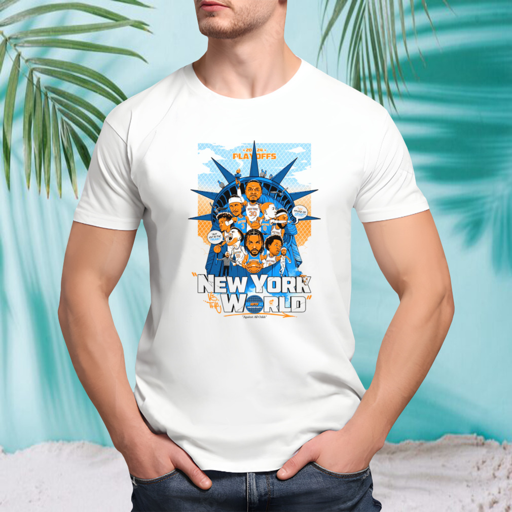 New York World Knicks KFTV x CBM 2024 Playoffs shirt
