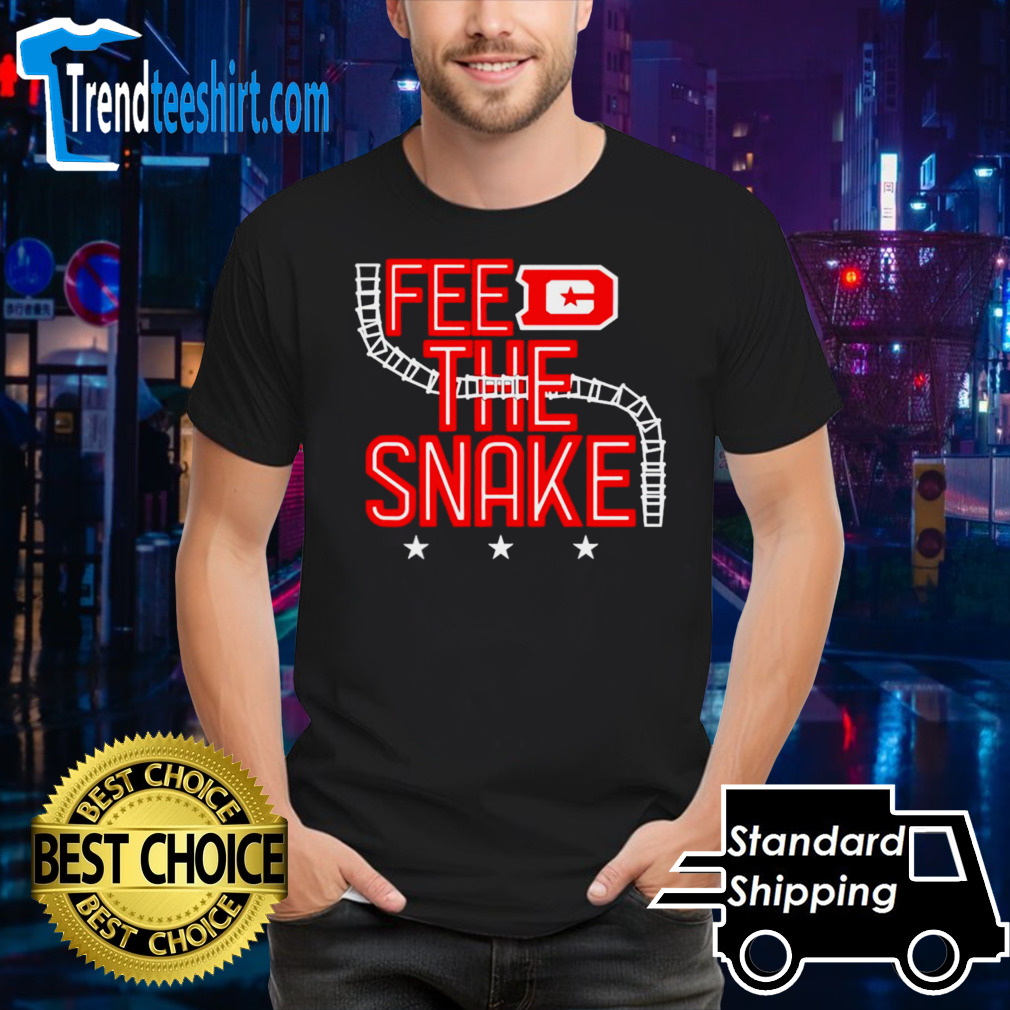 D.C. Defenders feed the snake shirt