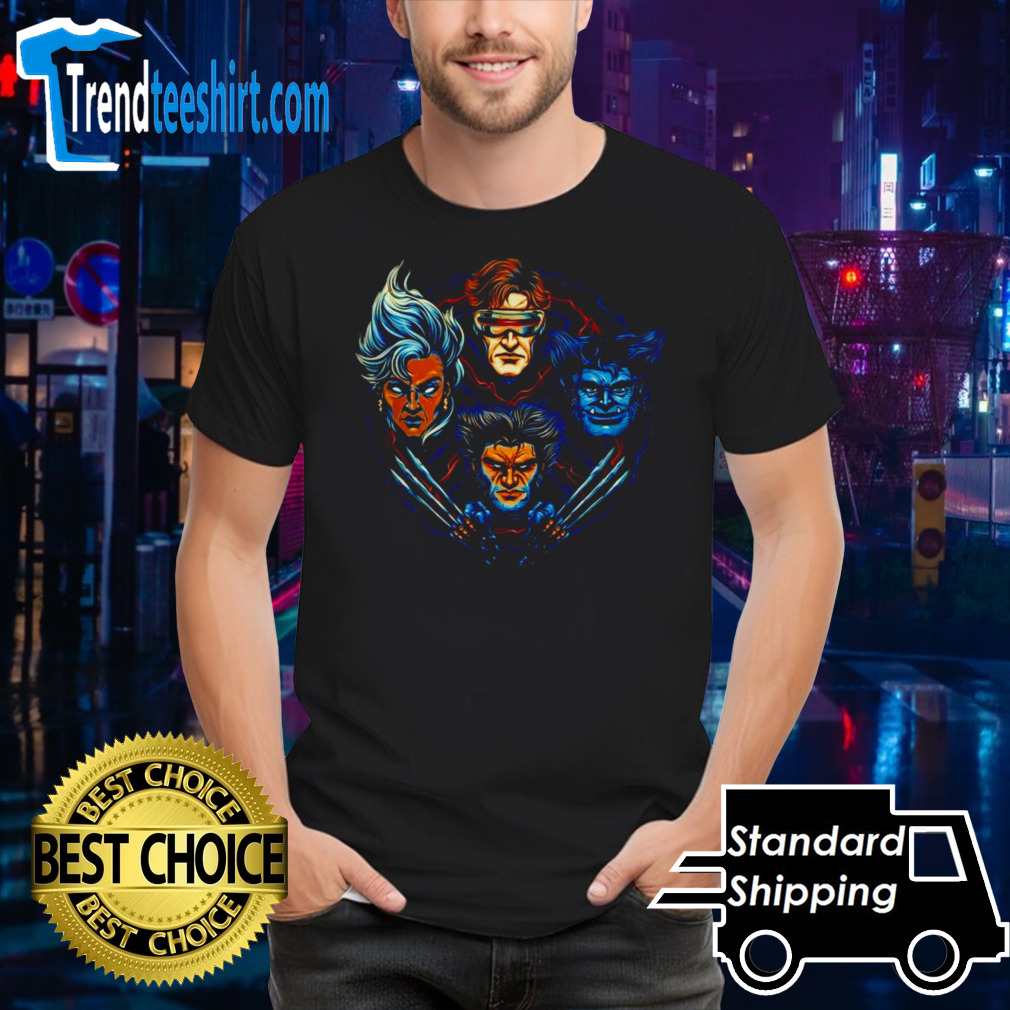 Storm Cyclops Beast and Wolverine mutant and proud shirt