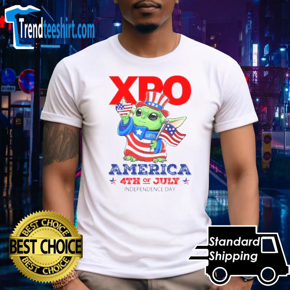 Baby Yoda XPO America 4th Of July Independence Shirt