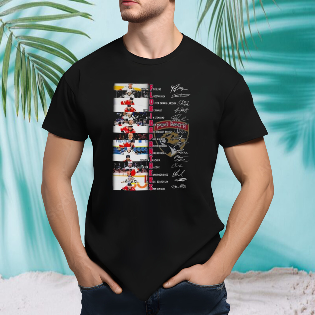 Florida Panthers Signatures Special 2024 T-shirt