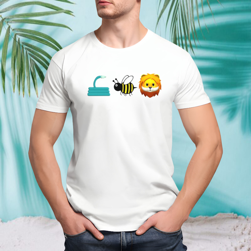 Tzedek Hose Bee Lion shirt
