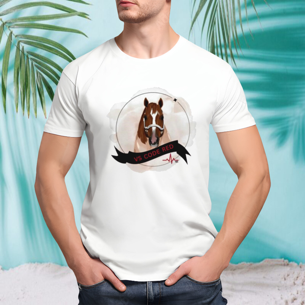 Vs Code Red horse shirt