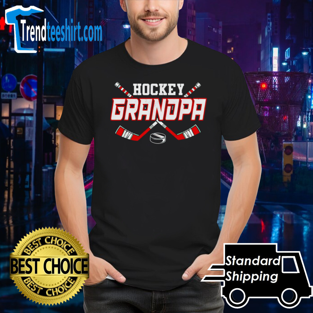Hockey grandpa shirt