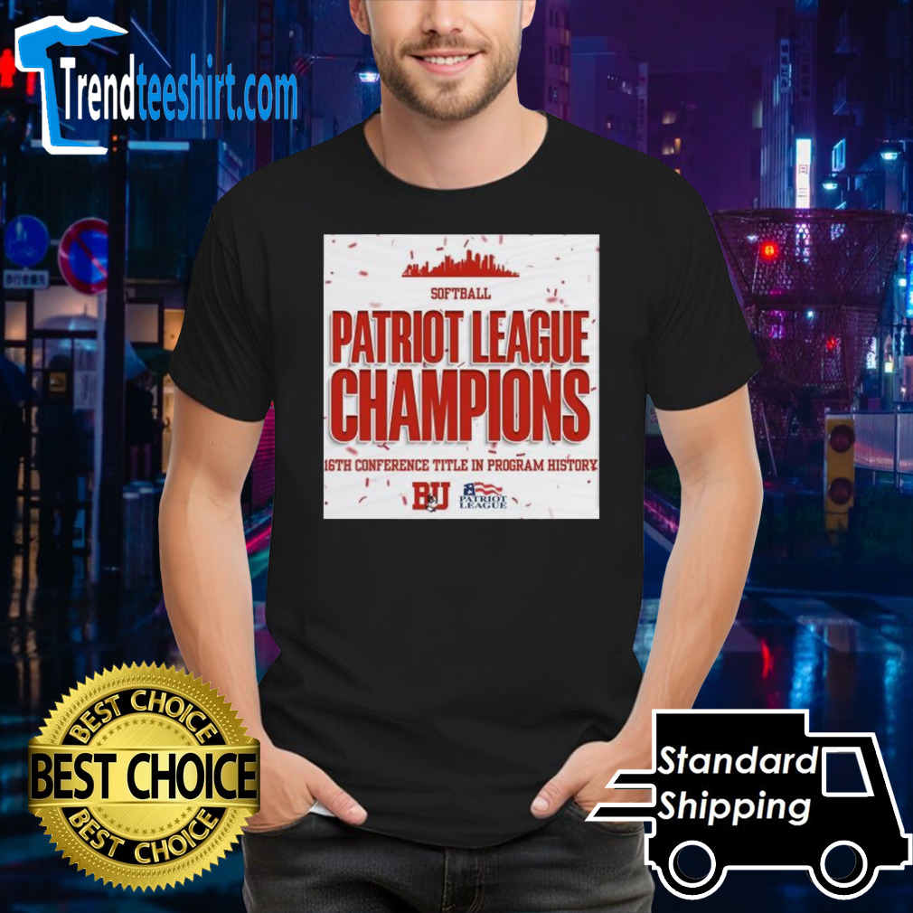 Boston University Athletics Softball 2024 Patriot League Champions 16th Conference Title In Program History Shirt
