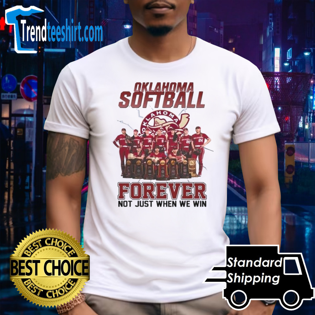 Oklahoma Sooners Forever Fan Not Just When We Win 2024 Shirt