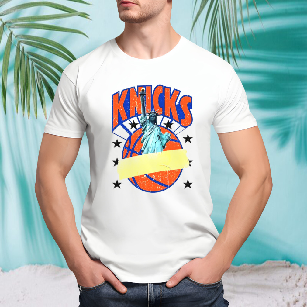 New York Knicks Basketball Statue Of Liberty shirt