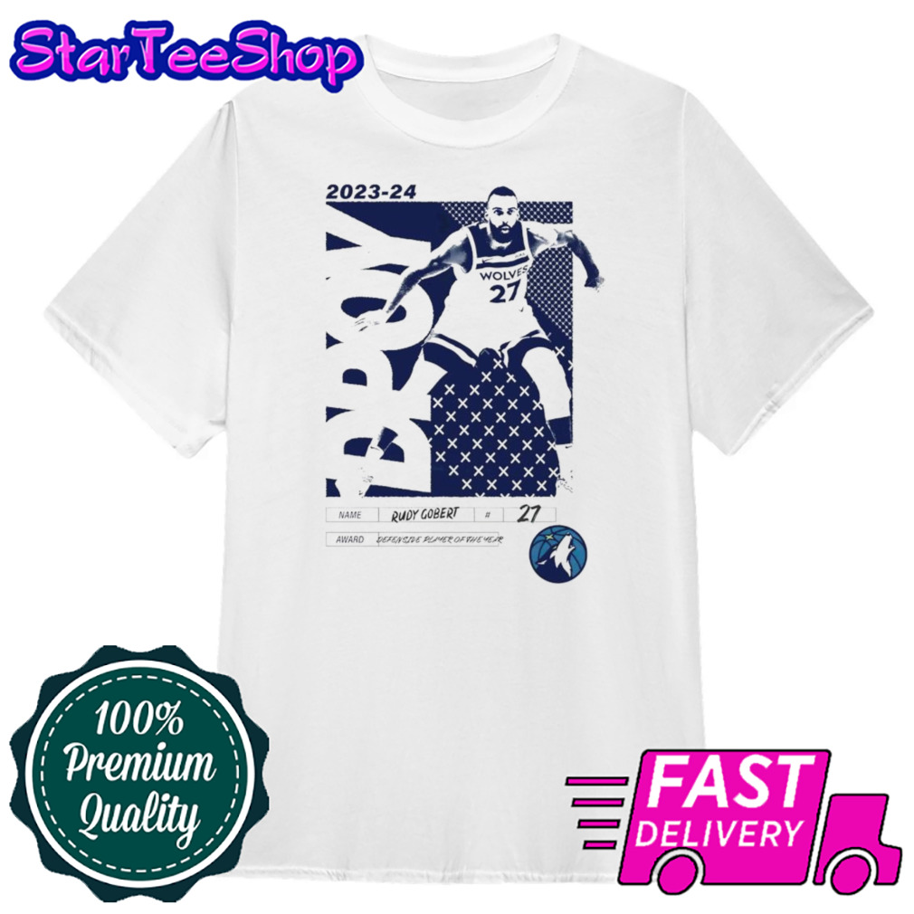Rudy Gobert 2024 Defensive Player Of The Year shirt