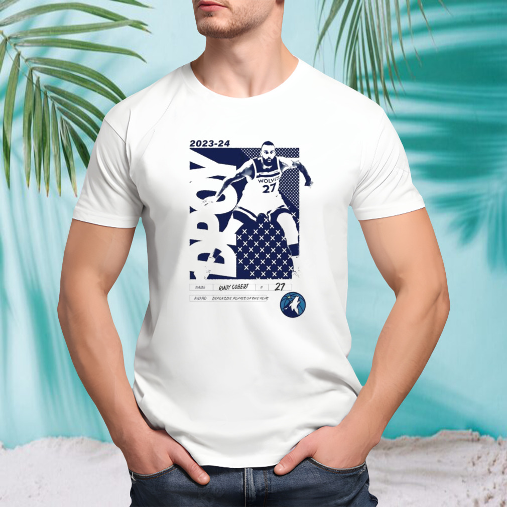 Rudy Gobert 2024 Defensive Player Of The Year shirt