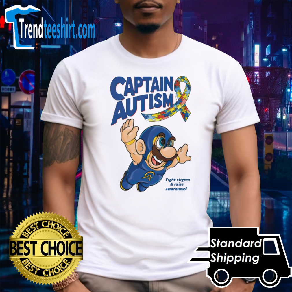Captain Autism Super Captain autism shirt