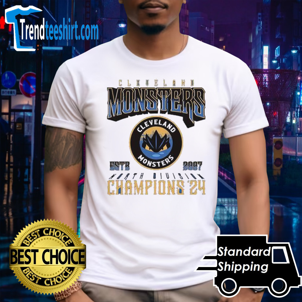Cleveland Monsters Lake Blue Division Champions 2024 shirt