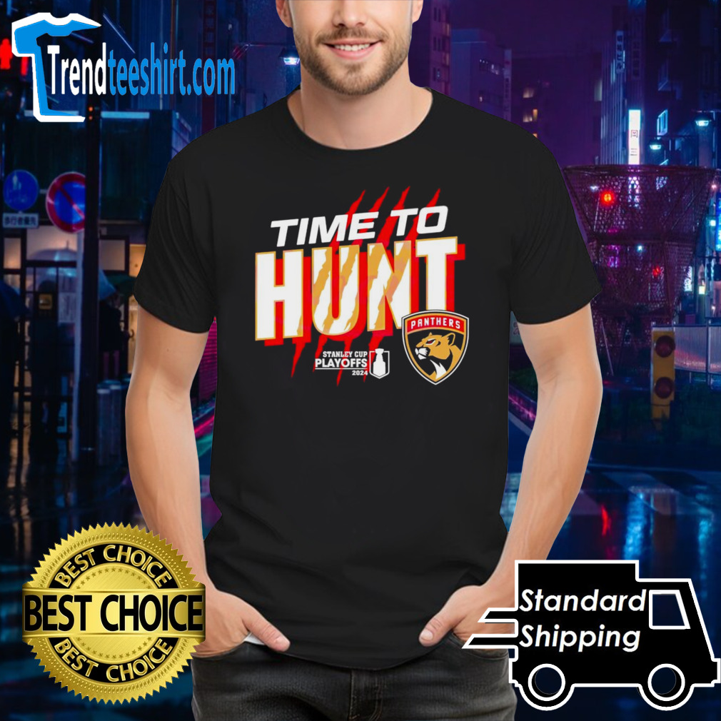 Florida Panthers time to hunt 2024 Stanley Cup Playoffs shirt
