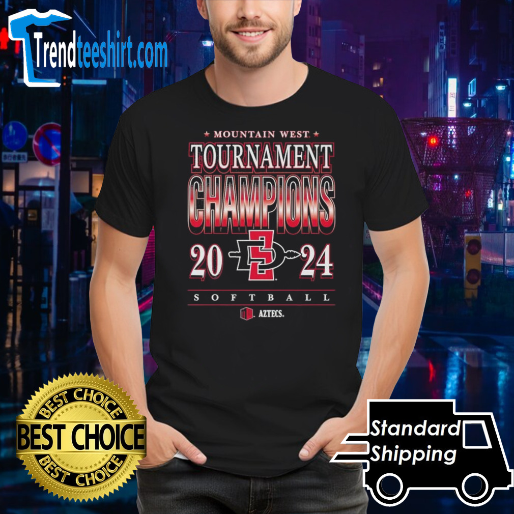 Sdsu Aztecs Softball 2024 Mountain West Tournament Champions Shirt