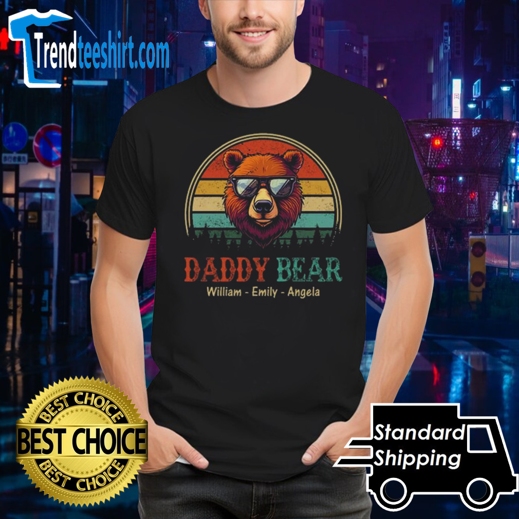 Daddy Bear William Emily Angela Vintage T-shirt