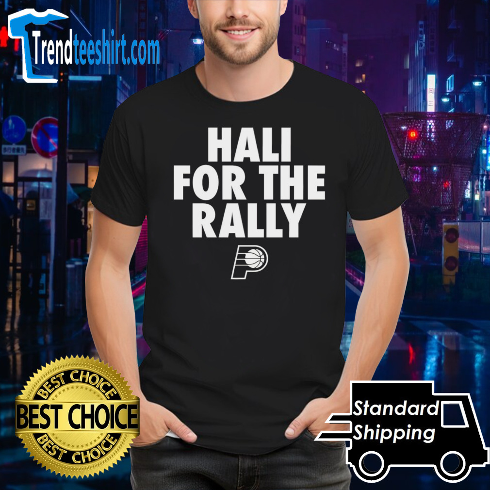 Indiana Pacers hali for the rally shirt