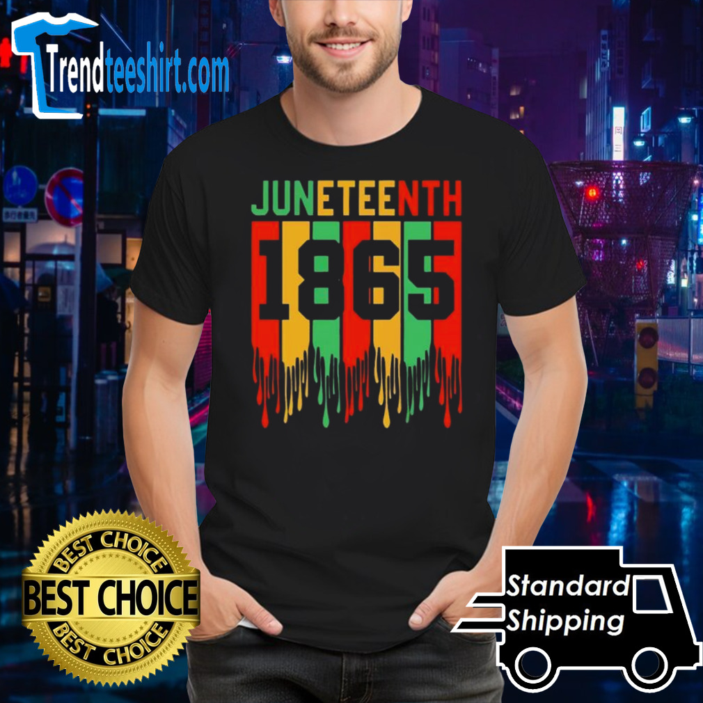 Juneteenth 1865 Black History Month African American Heritage shirt