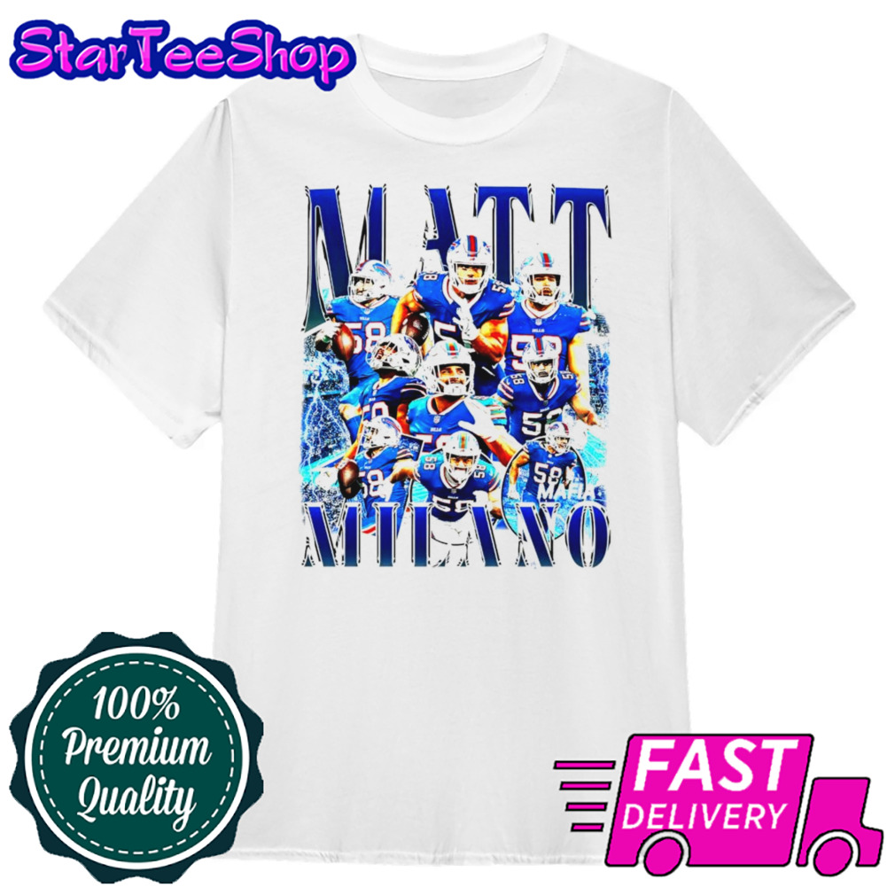 Matt Milano Buffalo Bills 2024 shirt