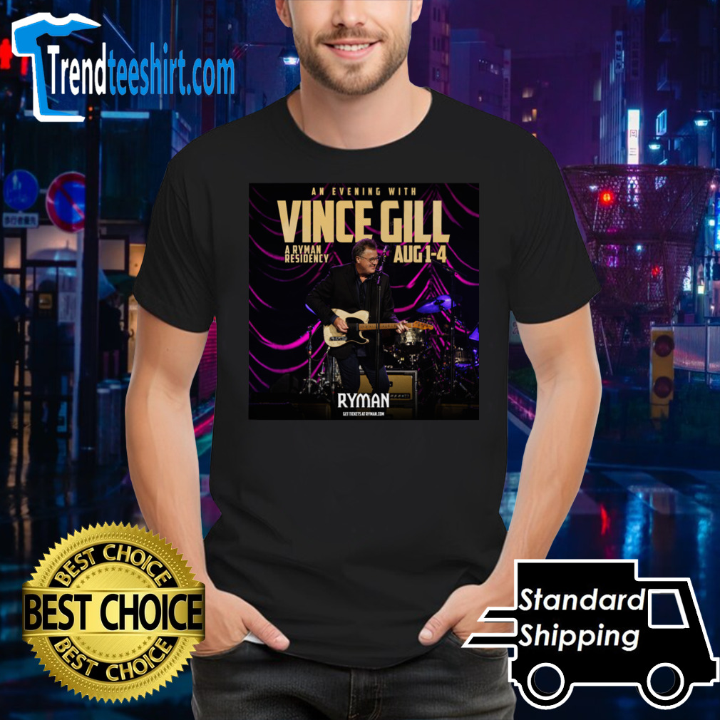 Vince Gill – Nashville, TN 2024 Poster shirt